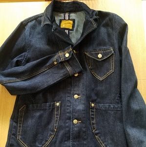Vintage selvedge denim chore jacket